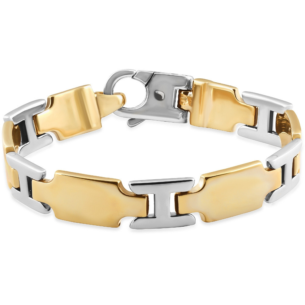 Men's Cuff Link 14k Gold (79gram) or Platinum (127gram) 11.5mm
